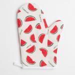 Варежка - прихватка Доляна «Арбузы», 24?15 см, белая