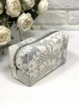 1042 Косметичка Бельгийское кружево небесный 15х10х7см 2106299