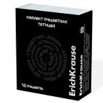 Комплект тетрадей общих ученических ErichKrause Noir, 48 листов, клетка/линейка, со справочным материалом (обечайка 12 шт.)