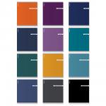 Комплект тетрадей общих ученических в пластиковой обложке ErichKrause CoverPro Photon, 48 листов, кл./лин., со спр. мат. (пакет 12 шт.)