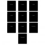 Комплект тетрадей общих ученических ErichKrause Restart, 48 листов, клетка/линейка, со справочным материалом (пакет 10 шт.)