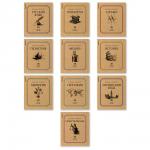 Комплект тетрадей общих ученических ErichKrause Bookinist, 48 листов, клетка/линейка, со справочным материалом (пакет 10 шт.)