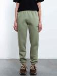 Брюки джоггеры женские олива с начесом