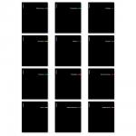 Комплект тетрадей общих ученических ErichKrause Spectrum, 48 листов, клетка/линейка, со справочным материалом (пакет 12 шт.)