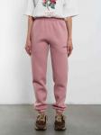 Брюки джоггеры женские розовая пудра с начесом