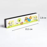 Губная гармошка «Курочка», размер 2?13?3 см, цвет белый