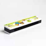 Губная гармошка «Курочка», размер 2?13?3 см, цвет белый