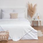 Плед «Этель», 130?175 см, белый