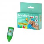 Восковые мелки ErichKrause Baby Jumbo Bee Wax утолщенные круглые, 4 цвета (в коробке с европодвесом 4 шт)