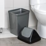 Ведро для мусора, 15 л, с плавающей крышкой, МИКС