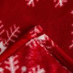 Плед Этель «Снежинки», 150?200 см, корал-флис