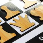 Демонстрационные шахматы на магнитной доске, 60х60 см