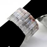 Браслет из Агата кружевного сегмент 40*9мм, 126г