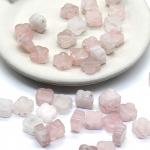 Бусина Клевер из розового кварца 11мм, 1 шт