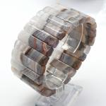 Браслет из Агата кружевного сегмент 40*9мм, 127г