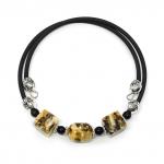 Браслет женский с янтарем мозаика кубик 9мм цв.молочно-зеленый, 18см