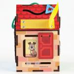 Бизиборд деревянный для детей, МИКС