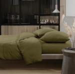 КПБ евро перкаль Актив "Wenge" (70х70) рис. 86034-12 Фисташковый