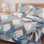 КПБ 1.5 бязь "Любимый дом" (70х70) рис. 50087-2 Лунный город н/у