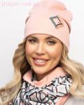 0159к СП Комплект женский флис (колпак+снуд)