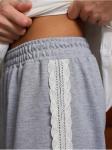 Брюки "Кружево" Серый Меланж Девочка