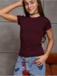 Футболка "Скимс" Бордо Девочка