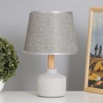 Лампа настольная 21193/1 E14 40 Вт серый 20?20?30 см