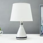 Лампа настольная 21195/1 E14 40 Вт белый 20?20?33 см RISALUX