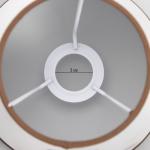 Абажур BayerLux, Е14, бело-шоколадный, 15?15?13 см