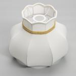 Абажур BayerLux, Е27, белый, d=30 см