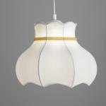 Абажур BayerLux, Е27, белый, d=30 см