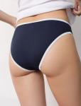 Трусы слипы со средней посадкой из эластичного трикотажа кашкорсе