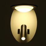 Бра 85106/2 LED 5+3 Вт 4000К белый-черный 13?15?20 см