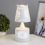 Аромалампа с подсветкой «Салют» Е27 40 Вт+RGB белый 13?13?30 см