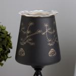 Аромалампа с подсветкой «Цветок» E14 40 Вт +RGB черный 12.5?12.5?23 см