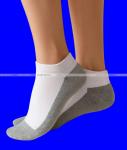 DOMINOBS носки женские укороченные белые (серая подошва) арт. 7101
