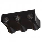 Бра BayerLux «Бисо», 6хLED, 6 Вт, 4000К, IP66, чёрный, 14?4.5?8 см