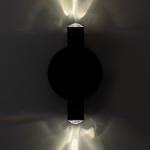 Бра BayerLux «Деко», 2хLED, 2 Вт, 4000К, IP66, чёрный, 9.5?4.3?16 см