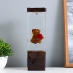 Лава-лампа «Мишка» LED 2 Вт от батареек 3хАА коричневый 7?7?24 см