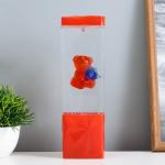 Лава-лампа «Мишка» LED 2 Вт от батареек 3хАА красный 7?7?24 см