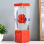 Лава-лампа «Мишка» LED 2 Вт от батареек 3хАА красный 7?7?24 см