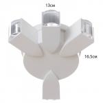 Бра BayerLux «Деко», 4хLED, 4 Вт, 4000К, IP66, белый, 16?4.3?13 см