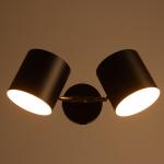 Бра «Азурит» 2хЕ27 40 Вт черный 11?12?36 см