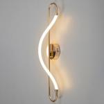 Бра BayerLux «Изгиб», LED, 16 Вт, 3000К, золото, 26?11?82 см