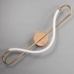 Бра BayerLux «Изгиб», LED, 16 Вт, 3000К, золото, 26?11?82 см