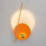 Бра «Алле» LED 17 Вт 3000К оранжевый золото 66?6.5?41 см