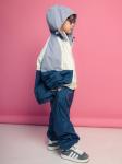 Ветровка Outdoor colour серый-деним детская