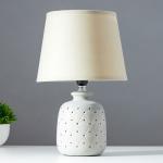 Лампа настольная 16735/1WT E14 40 Вт белый h.31 см RISALUX