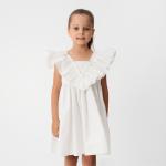 Платье для девочки KAFTAN «Бабочка», белое, рост 146-152 см