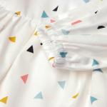 Платье для девочки KAFTAN с воротником, белое, рост 86-92 см